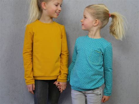 Kostenlose schnittmuster für kinde (pdf). Sweatshirt für Kinder - Bente in 2020 | Kinderkleidung, Kinder pullover, Schnittmuster
