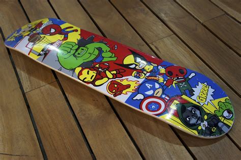 I First Person Singular Tokidoki X Marvel Skateboard Deck 2