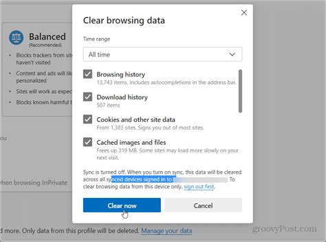 How To Delete Cookies And Browsing History From Microsoft Edge Groovypost