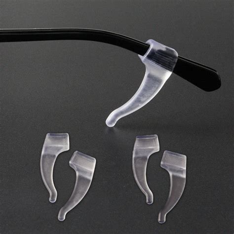 【prettyset】5 pairs anti slip temple holder spectacle silicone glasses ear hooks tip eyeglasses