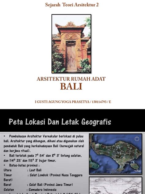 Selain terkenal dengan pemandangan alam dan tarian adatnya yang memikat, bali juga mempunyai rumah adat yang gak kalah keren dan cantik, lho! Arsitektur Rumah Adat Bali