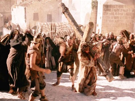 In the movie, it is mel gibson's hand that we see holding the spike that the roman soldier. Actor Who Played Jesus In The Passion Of The Christ Says ...