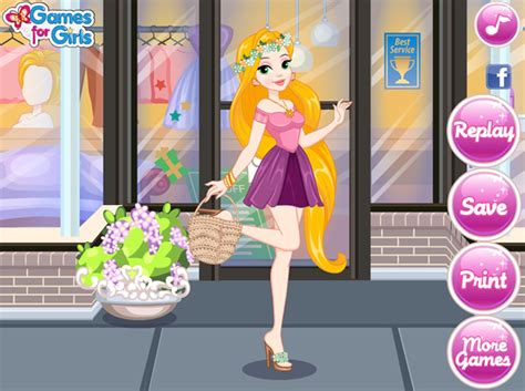 Play Fashionista Rapunzel Free Online Games With