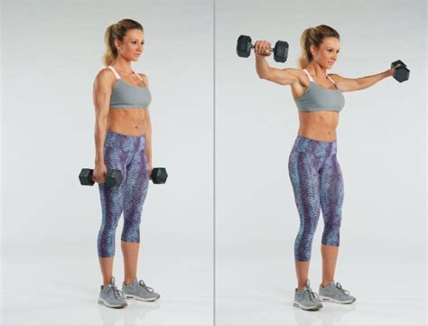 Dumbbell Lateral Raise Superset With Dumbbell Front Raise