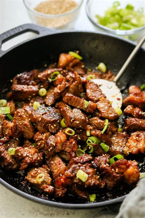 Paleo And Whole30 Korean Steak Bites Stovetop Or Air Fryer Aip Option