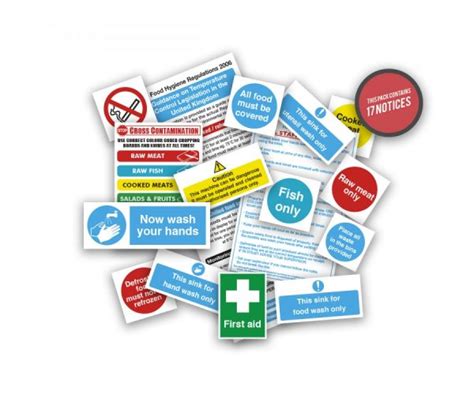 Senior Catering Food Safety Sign Pack — Licensed Trade Supplies