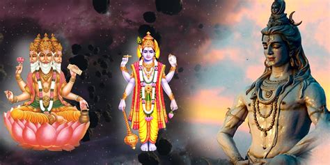 The Three Pillars Of Hinduism Brahma Vishnu And Mahesh Instaastro