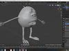 3D Model Low Poly Mike Wazowski Meme 3D Model Rigged Blender Trends VR