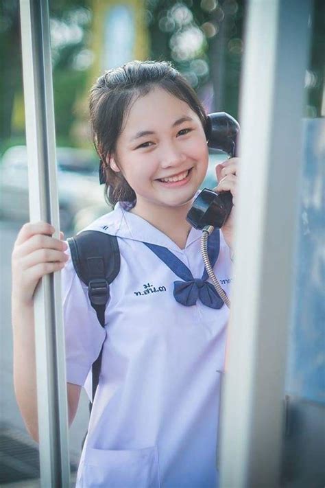 Thai High School Girl ผู้หญิง สาวน้อย ครีม