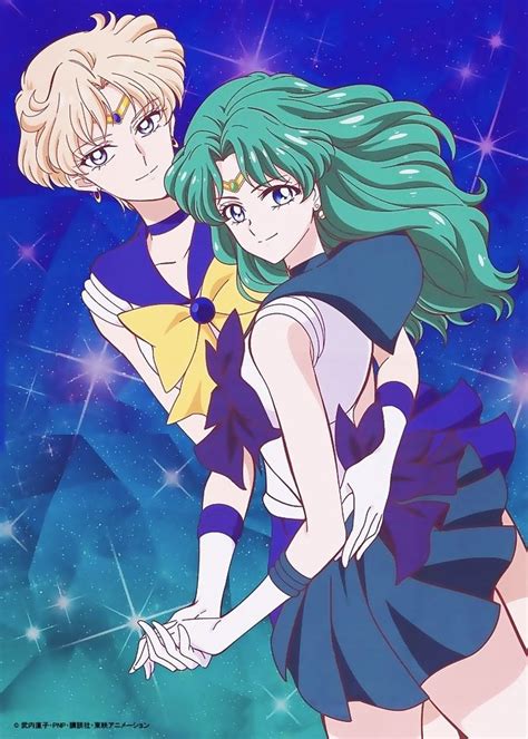 Sailor Uranus And Sailor Neptune Anime Sailor Urano Sailor Moon