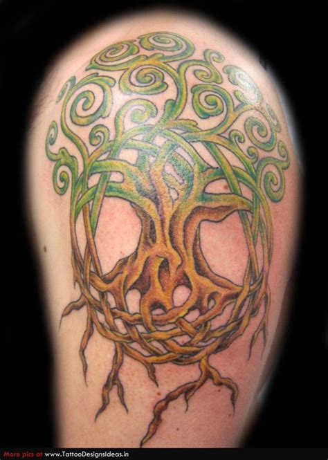 I Like The Circle Joining It All Celtic Tree Tattoos Tree Of Life