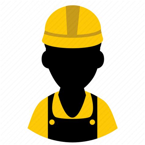 Builder Construction Constructor Helmet Laborer Work Worker Icon