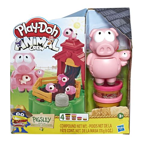 Play Doh Animal Crew Pigsley And Her Splashin Pigs Farm Animal