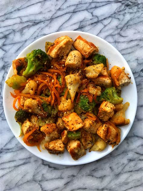 Unless it's this roasted broccoli and sweet potato duo. Chicken stir fry with sweet potato noodles, broccoli, and cauliflower! | Sweet potato noodles ...