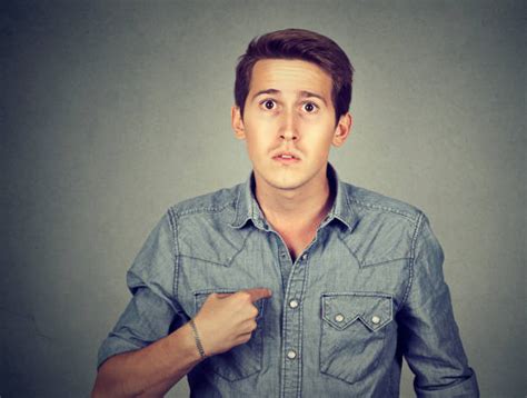 10 Angry Guy Pointing At Himself You Mean Me Stock Photos Pictures