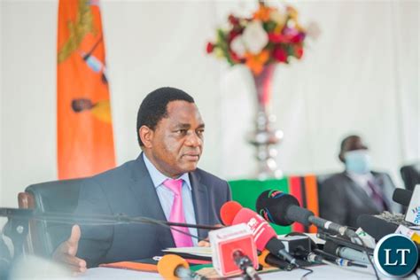 Zambia Live Press Conference By President Hakainde Hichilema
