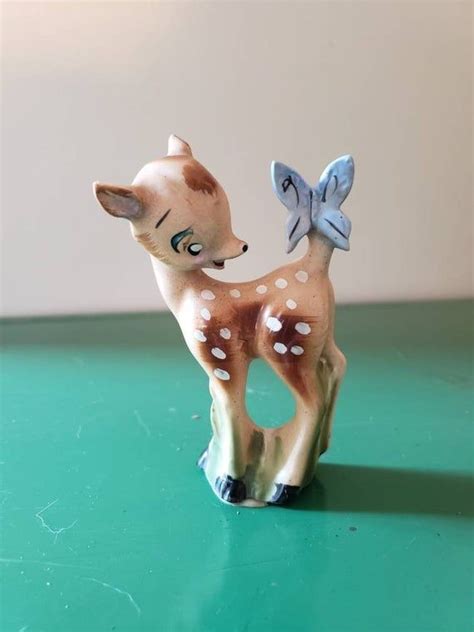 Pin By Sonja On Fawns Nymphs Vintage Deer Deer Disney Figurines