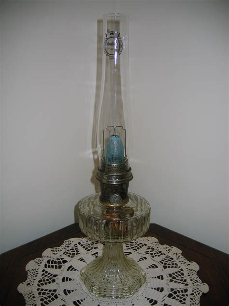 For your consideration, a vintage antique style maritime whale oil tin lamp, representative of antique oil lamps from hundreds of years ago. Antique Vintage 1930's Aladdin Kerosene Clear Glass Oil ...