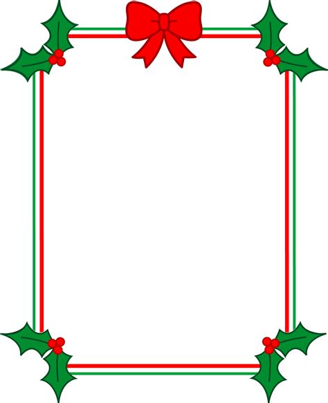 Holly Border Vector At Getdrawings Free Download