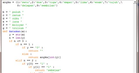 Contoh Pemrograman Sederhana Python For Loop Imagesee