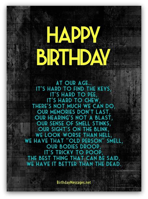 Funny Birthday Poems Page 3