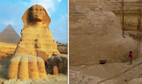 egypt exposed secret sphinx chambers could lead to great pyramid treasure expert world
