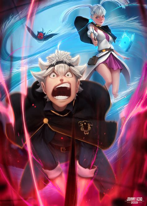 Black Clover Asta And Noelle By Johnnyazad Black Clover Manga Black Clover Anime Clover