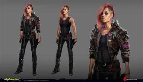 Artstation V Female Character Cyberpunk 2077 Lea Leonowicz