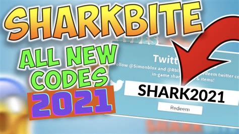 New Sharkbite Codes 2021 Roblox Sharkbite Youtube