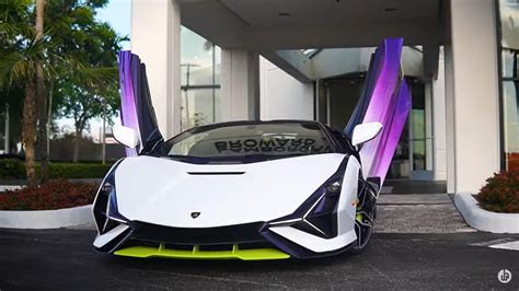 You Need To Check Out This Vibrant Purple Lamborghini Sian Gallery