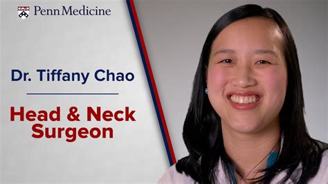 head and neck surgeon dr tiffany chao youtube
