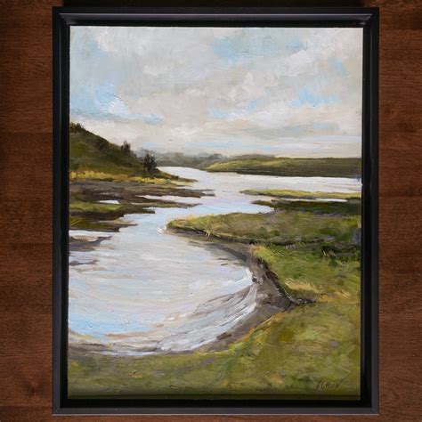 "Sully Woodlands" 8x10 Framed Original Oil Painting on Panel — Lisa