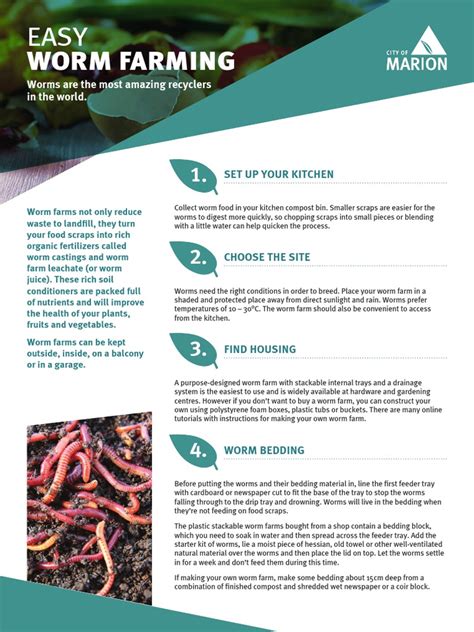 Easy Worm Farming Guide Pdf Compost Agriculture