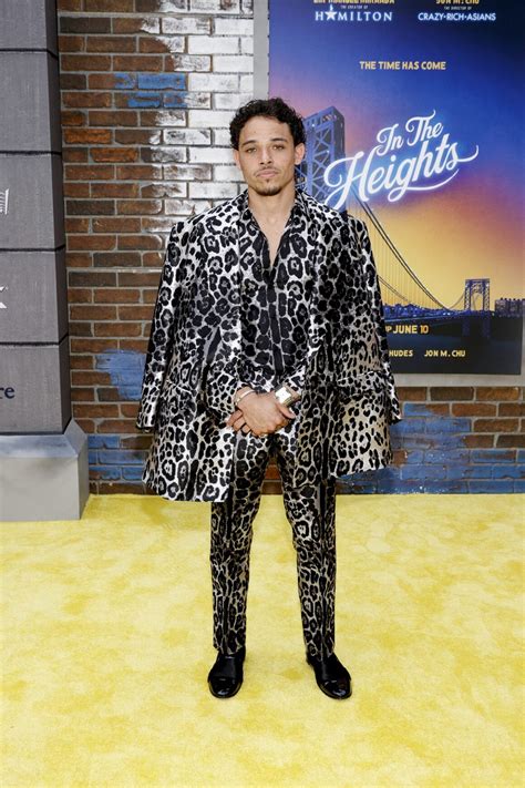 Anthony Ramos Brings Leopard Print To The In The Heights Premiere