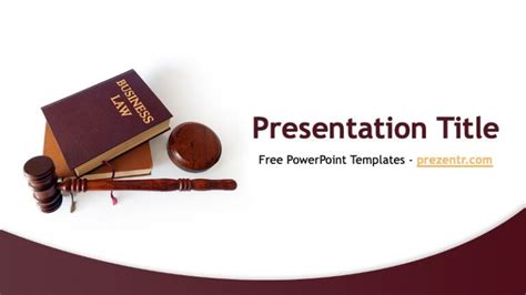 Free Business Law Powerpoint Template Prezentr Ppt Templates
