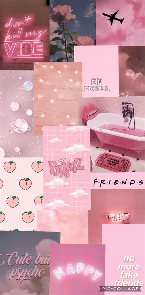 Outstanding Pink Aesthetic Wallpaper Collage You Can Get It Free Of
