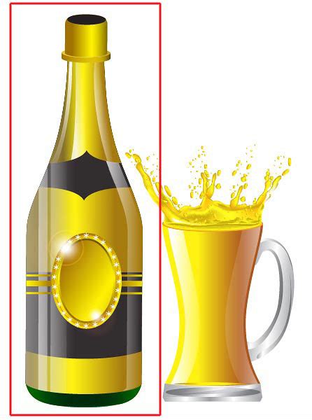 All beer bottle clip art are png format and transparent background. Illustrator Tutorial: Vector Wine Bottle and Glass ...