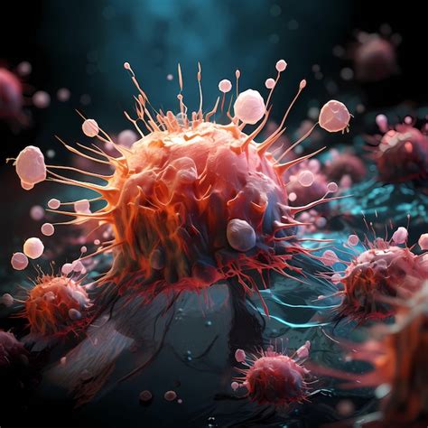 Premium Ai Image Abstract Image Of Cancer Cell Spread