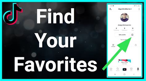 How To Find Your Favorites On Tiktok Youtube