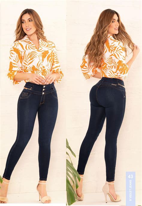 1456 100 Authentic Colombian Push Up Jeans In 2023 Stretch Cotton Fabric Insta Fashion