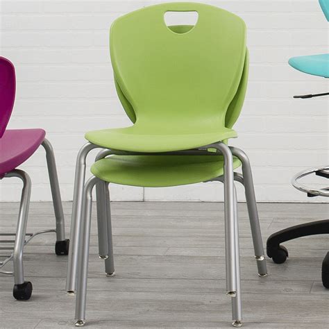 Contemporary Chair 5100 Series Scholar Craft Polypropylene Metal Base For School