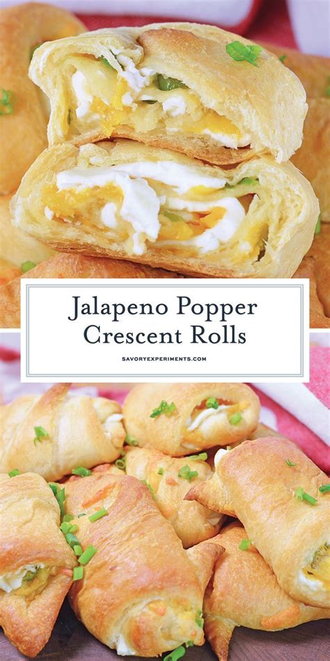 This Jalapeno Popper Crescent Rolls Recipe Is Filled With Cream Cheese