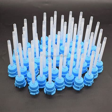 Pack Of 50 Epoxy Adhesive Gun Applicator Mixer Mix Mixing Nozzle Epoxy