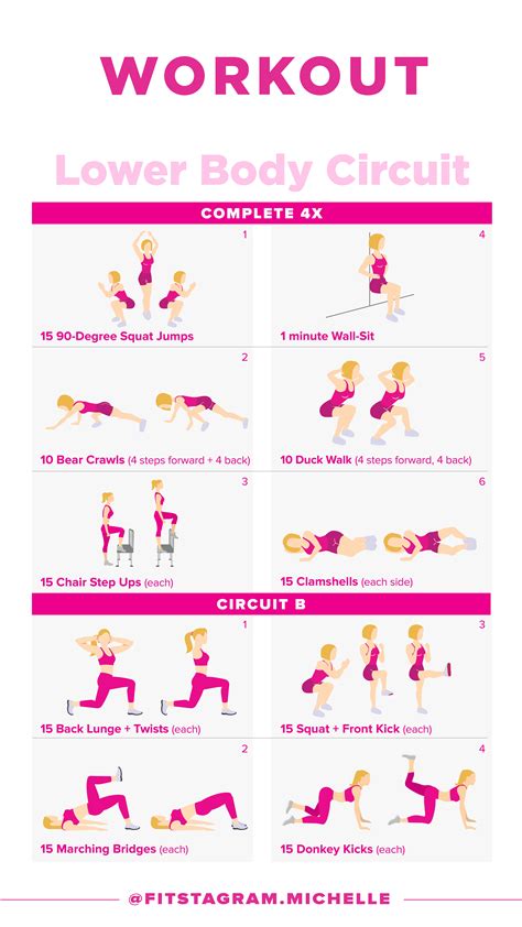 Lower Body Workout Circuit