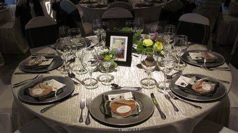An Elegant Table Setting For A Special Event Hosted In Our Pavilion