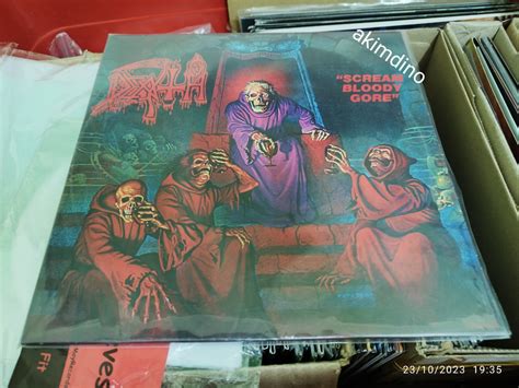 Death Scream Bloody Gore 1987 Vinyllppiring Hitam Metalrock