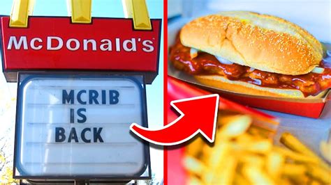10 Things About Mcdonalds Mcrib 2020 That You Need To Know Youtube