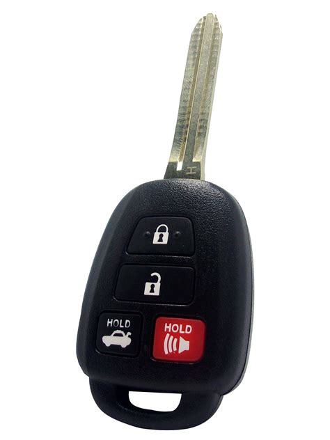 Toyota Simple Key 4 Button Remote And Key Combo With Car Trunk For 2016