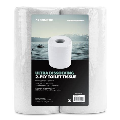 Dometic Ultra Disolving 1 Ply Toilet Papertissue 1 Ply Dometic United States