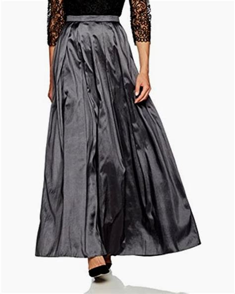 This Gray Taffeta Skirt Has A Polished Sheen That Dupioni Doesnt